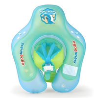 Boia Inflável Infantil com Cobertura Protetora e Apoio Seguro para Bebês